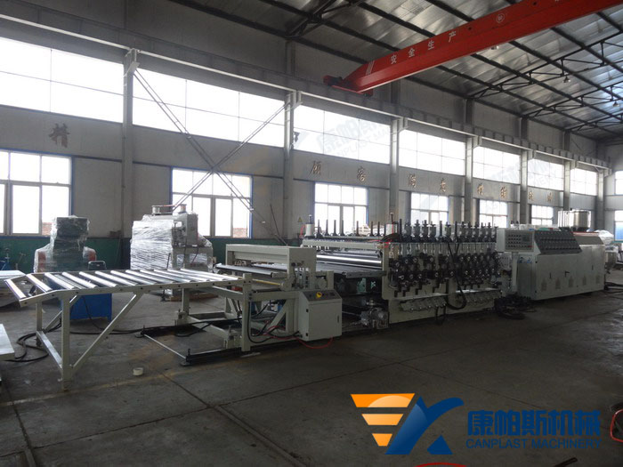PE, PP, PS, PVC thick board production line
